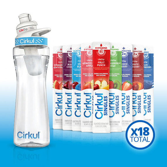 22oz. Plastic Bottle & GoSip® Black Cherry X2
